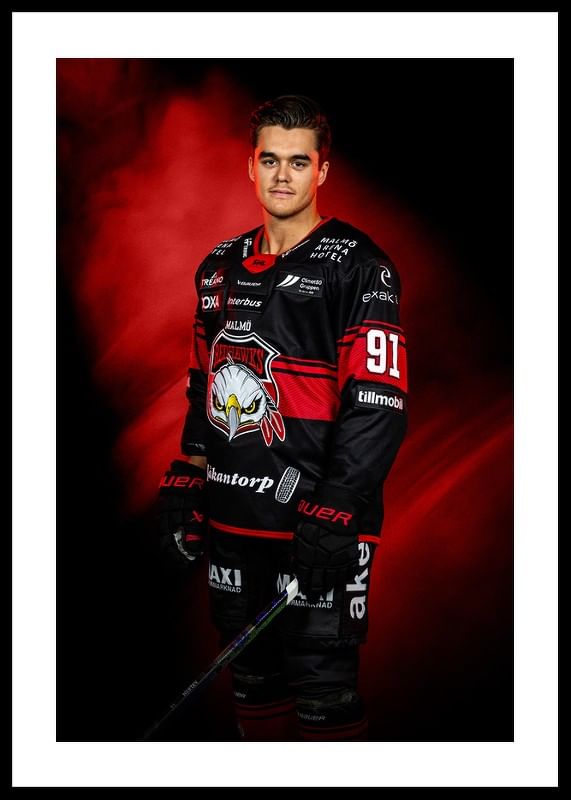 Axel Sundberg #91 Malmö Redhawks No1 2024/2025-12