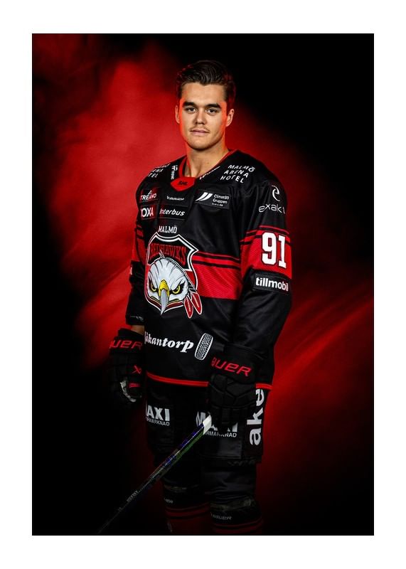Axel Sundberg #91 Malmö Redhawks No1 2024/2025-12