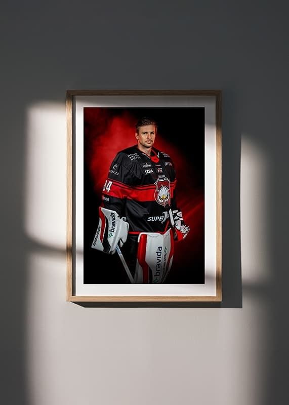 Poster Marek Langhamer #94 Malmö Redhawks No1 2024/2025 crossfade