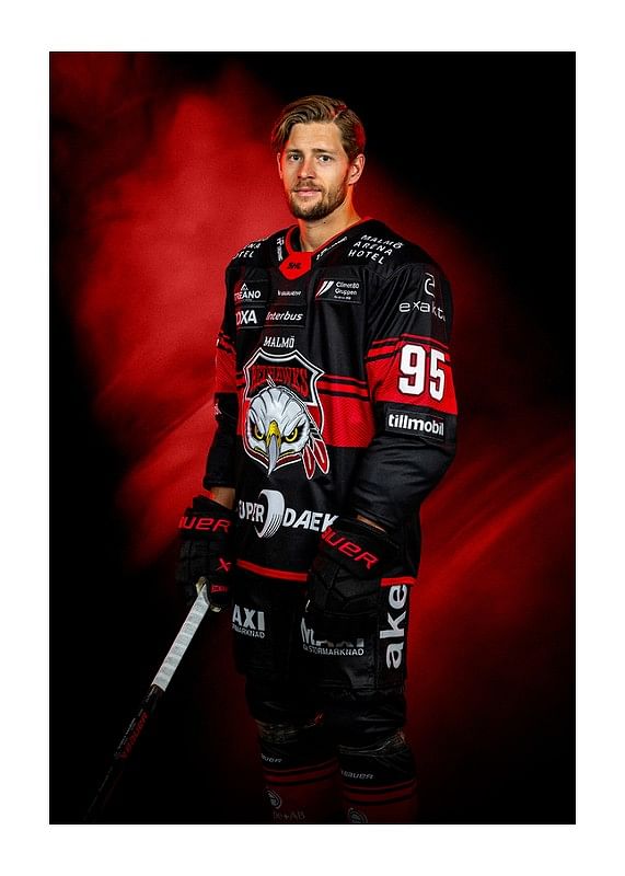 Poster Carl Persson #95 Malmö Redhawks No1 2024/2025