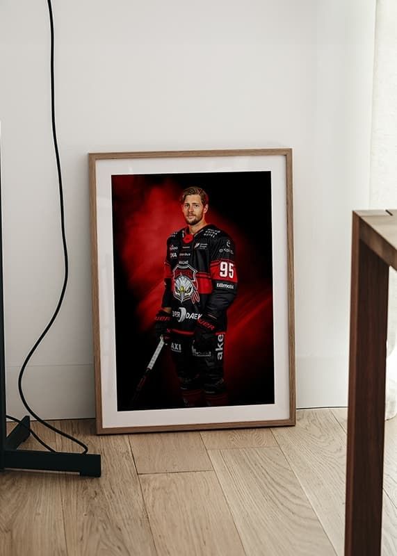 Poster Carl Persson #95 Malmö Redhawks No1 2024/2025 crossfade