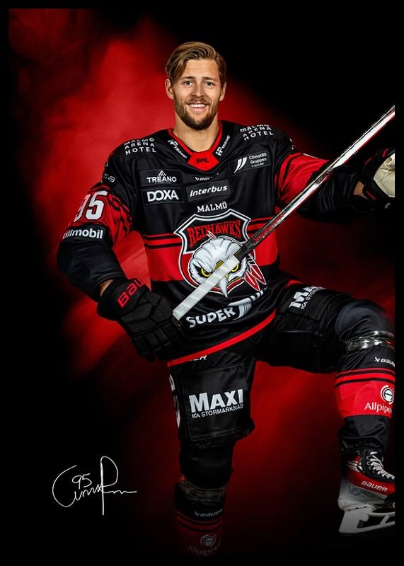 Carl Persson #95 Malmö Redhawks No2 2024/2025-12