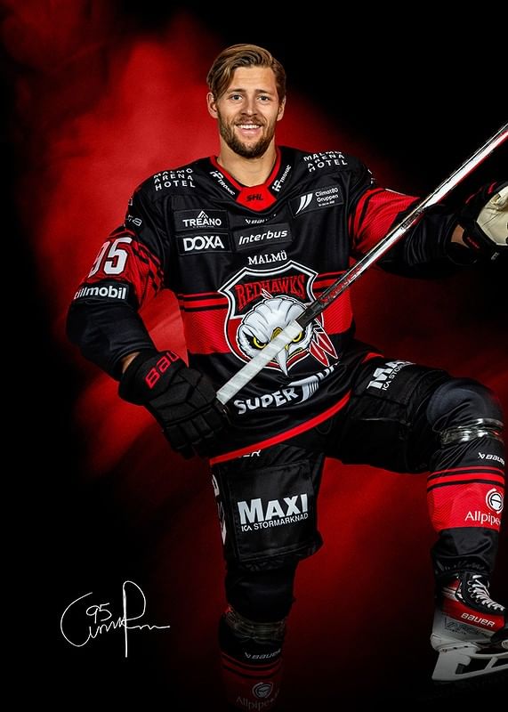 Carl Persson #95 Malmö Redhawks No2 2024/2025-12