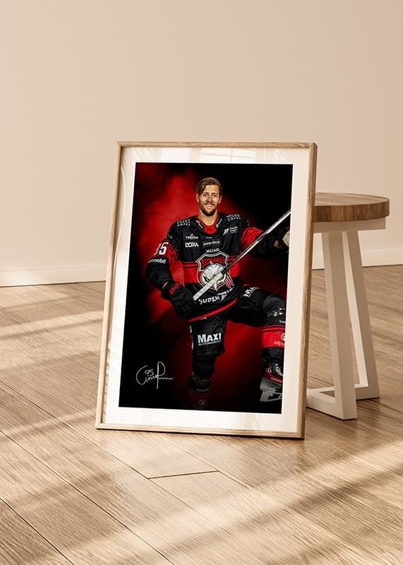 Poster Carl Persson #95 Malmö Redhawks No2 2024/2025 crossfade