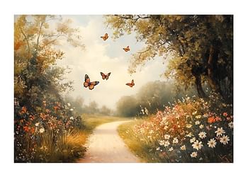 Poster Butterfly Meadow