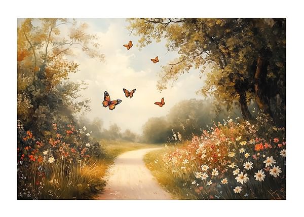 Poster Butterfly Meadow