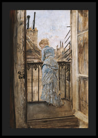 On the Balcony By Anton Romako -6