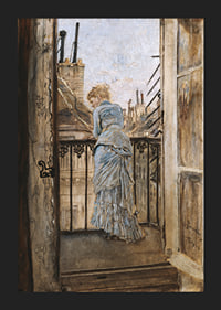 On the Balcony By Anton Romako -7