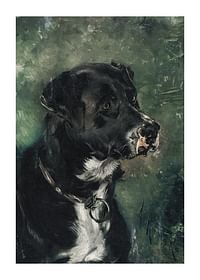 Hodet til en slakterhundhundehode av Anton Romako -1