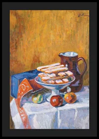 Nature Morte Aux Biscuits By Armand Guillaumin-6