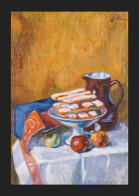 Stillleben mit Keksen von Armand Guillaumin-7