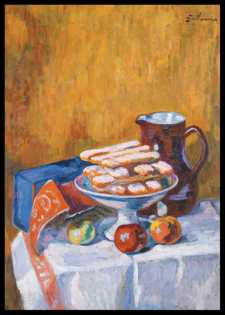 Nature Morte Aux Biscuits By Armand Guillaumin-12