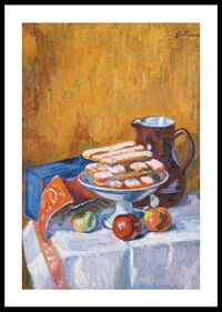 Nature Morte Aux Biscuits By Armand Guillaumin-2