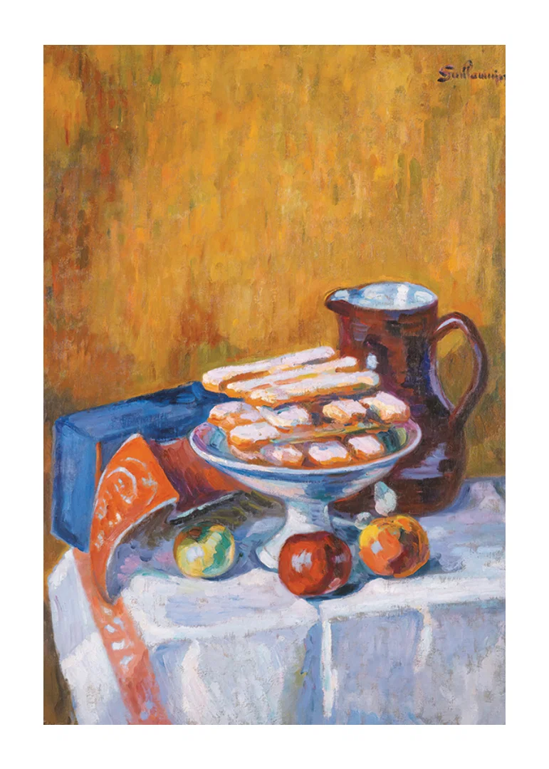 Nature Morte Aux Biscuits By Armand Guillaumin-12