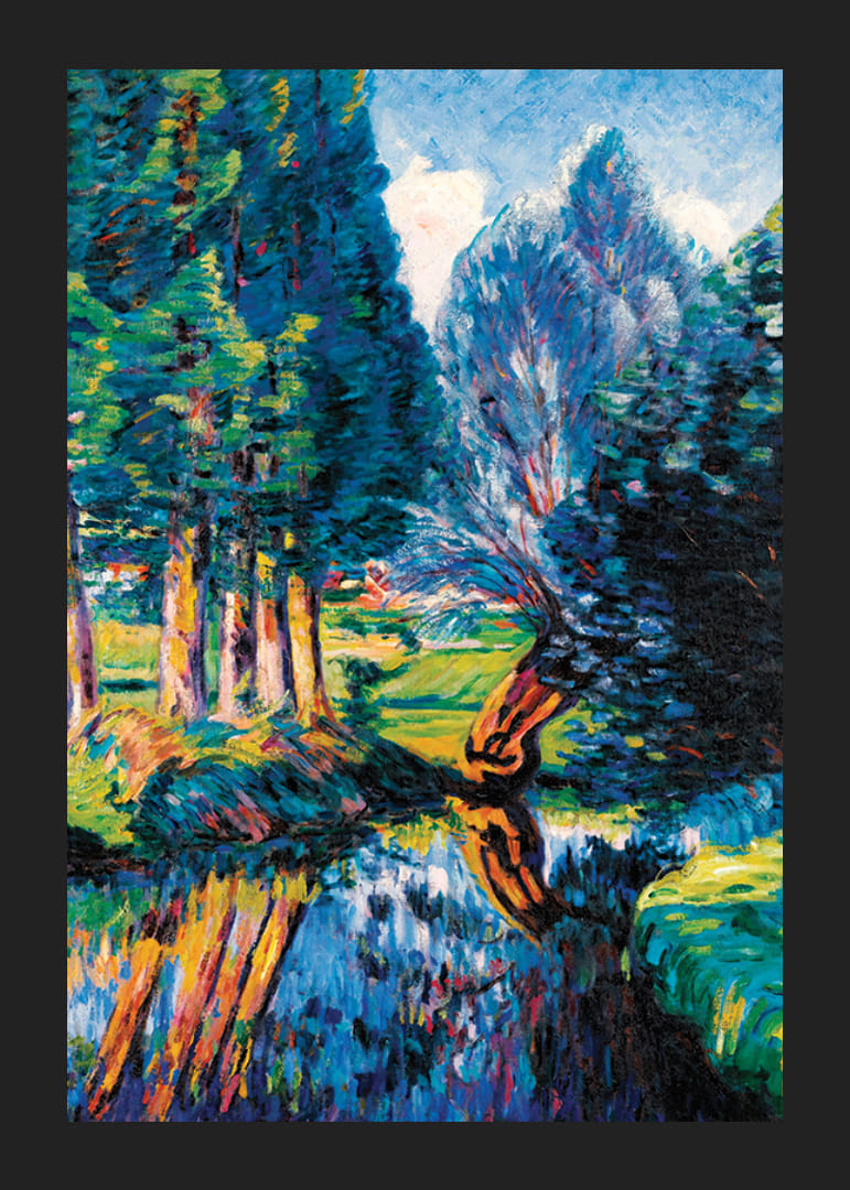 Paisaje en Breuillet por Armand Guillaumin-12