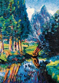 Landscape in Breuillet by Armand Guillaumin-9