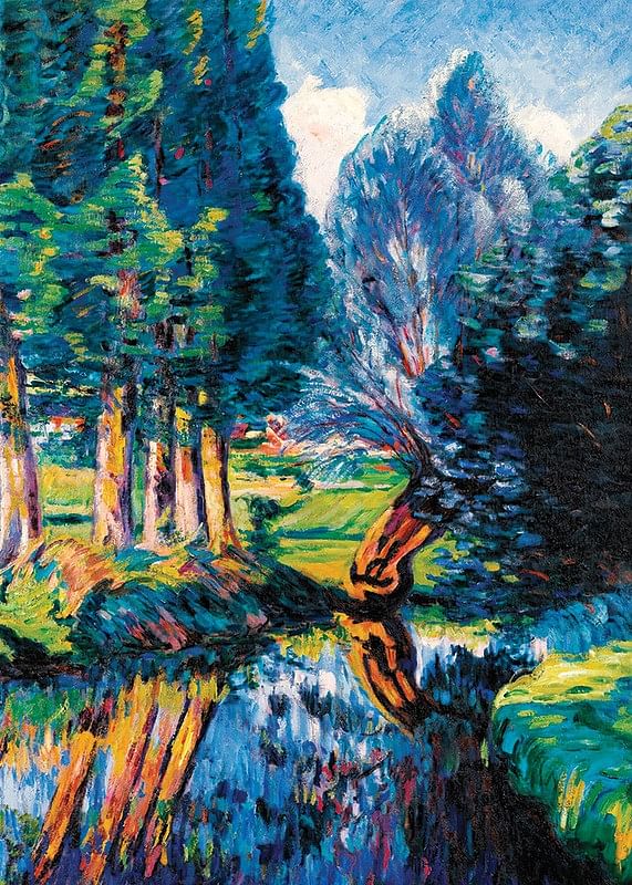 Landscape in Breuillet by Armand Guillaumin-12