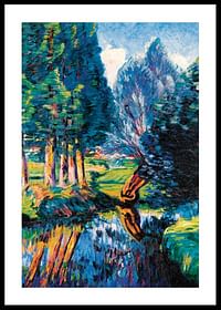 Landscape in Breuillet by Armand Guillaumin-0