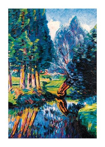 Affiche Paysage À Breuillet By Armand Guillaumin