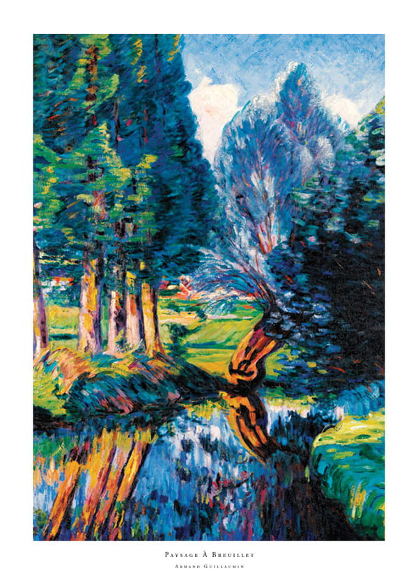 Plakatas Paysage À Breuillet By Armand Guillaumin