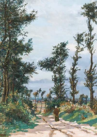 Landscape of the Isle of France by Armand Guillaumin-9
