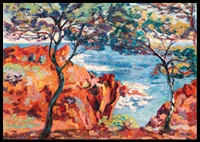 Rochers de l’Ile Besse, Agay By Armand Guillaumin-8