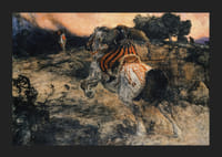 Astolf cabalgando con la cabeza de Orill Por Arnold Böcklin-7