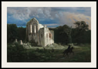 Paesaggio al chiaro di luna con rovine di Arnold Böcklin-4