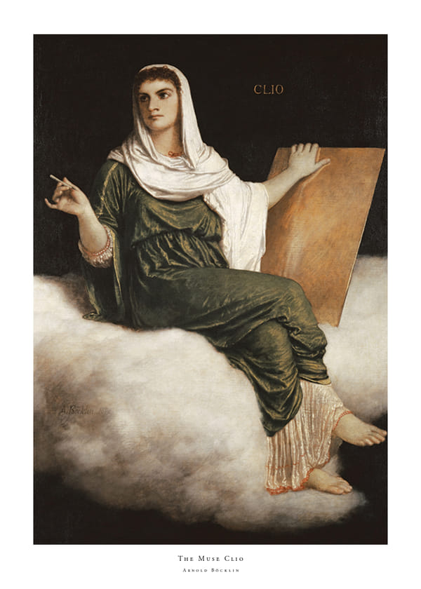 Plakatas The Muse Clio By Arnold Böcklin
