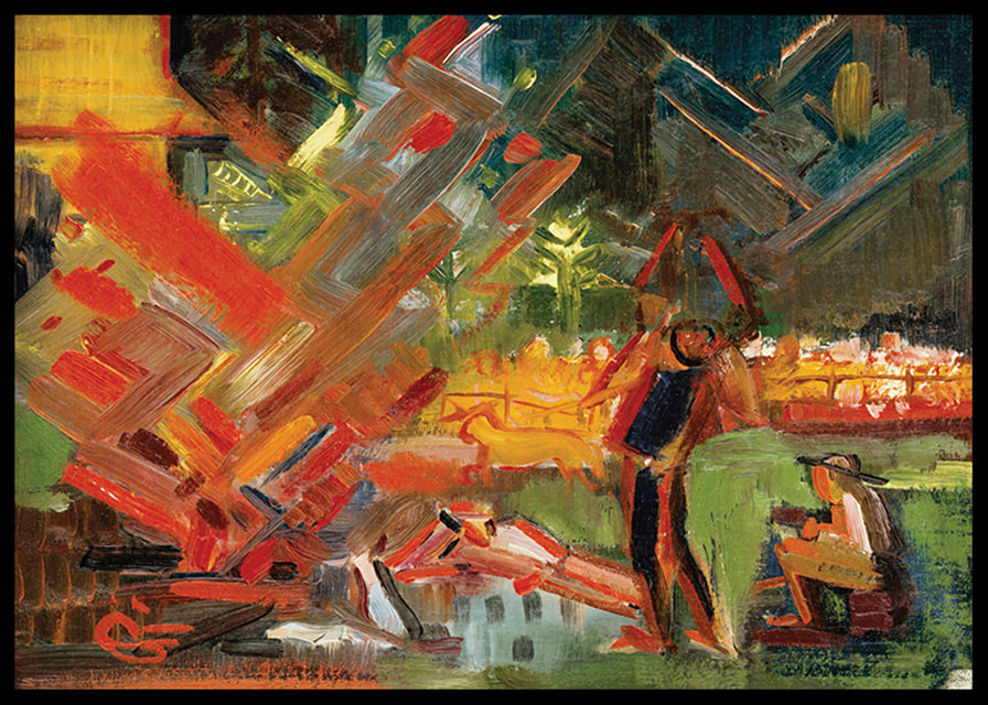 By the Campfire By Arnold Peter Weisz Kubincan-12