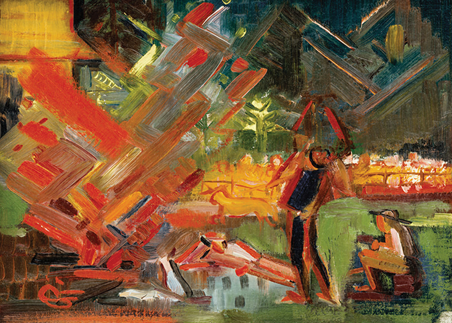 By the Campfire By Arnold Peter Weisz Kubincan-12
