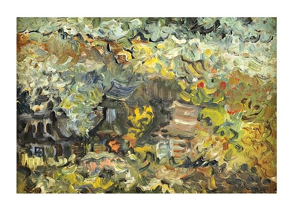 Plagát Little Houses By The Forest By Arnold Peter Weisz Kubincan