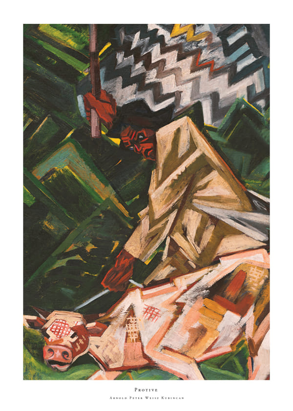 Plakatas Protiveň By Arnold Peter Weisz Kubincan