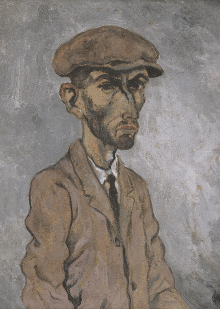 Self-Portrait By Arnold Peter Weisz Kubincan-12