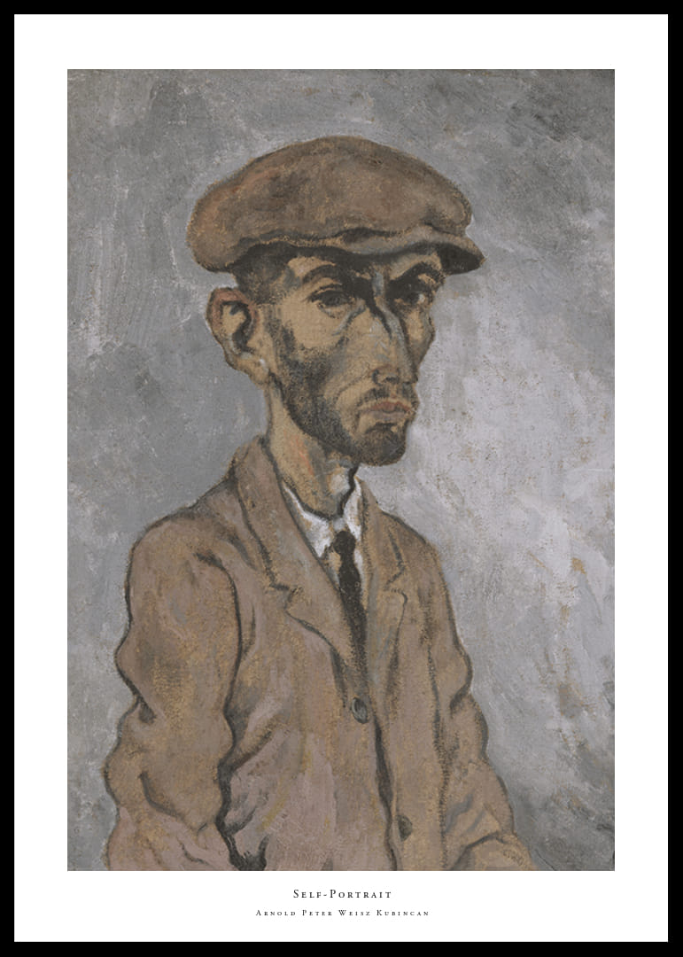 Self-Portrait By Arnold Peter Weisz Kubincan-12