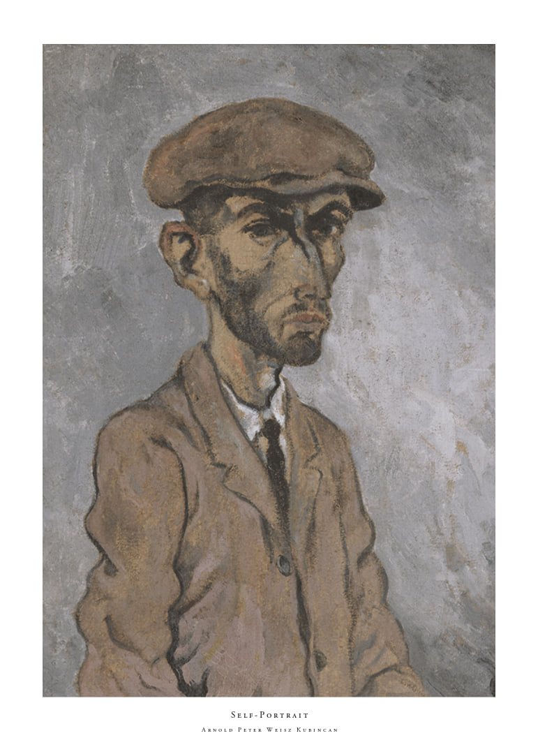 Self-Portrait By Arnold Peter Weisz Kubincan-12