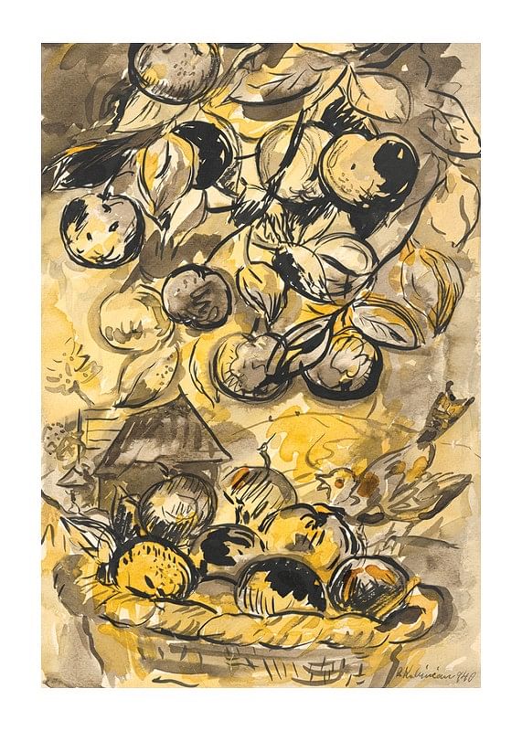 Plagát Still Life With Apples By Arnold Peter Weisz Kubincan