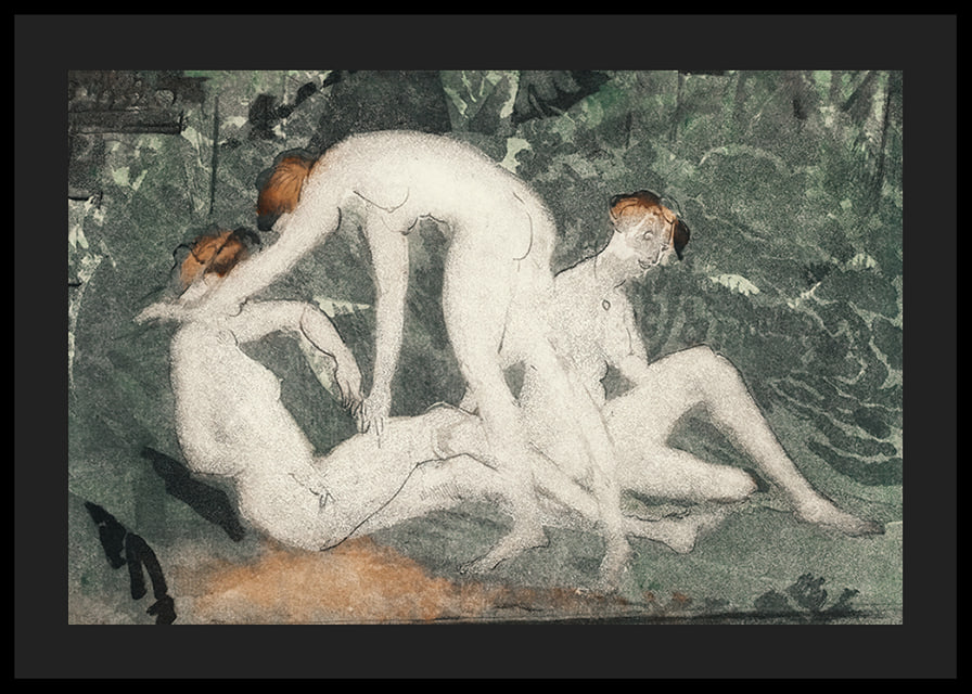 Against Green By Arthur Bowen Davies-12