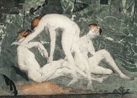 Contre le vert par Arthur Bowen Davies-3