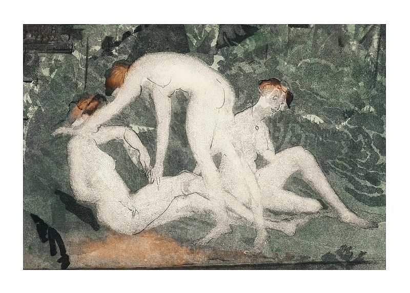Contre le vert par Arthur Bowen Davies-12