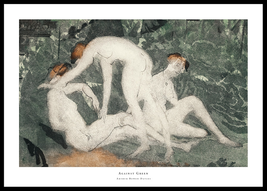 Against Green By Arthur Bowen Davies-12