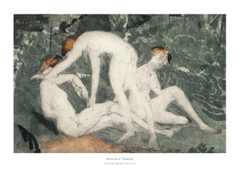 Poster Against Green By Arthur Bowen Davies