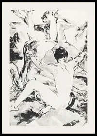 Three Acrobats By Arthur Bowen Davies-4