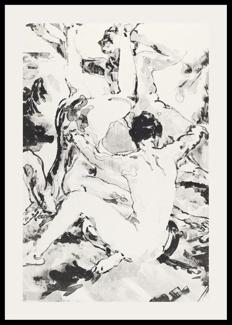 Three Acrobats By Arthur Bowen Davies-12
