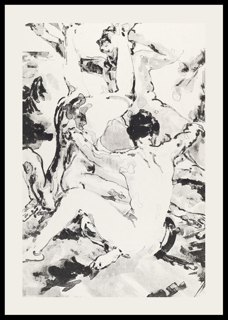 Tre akrobater av Arthur Bowen Davies-12