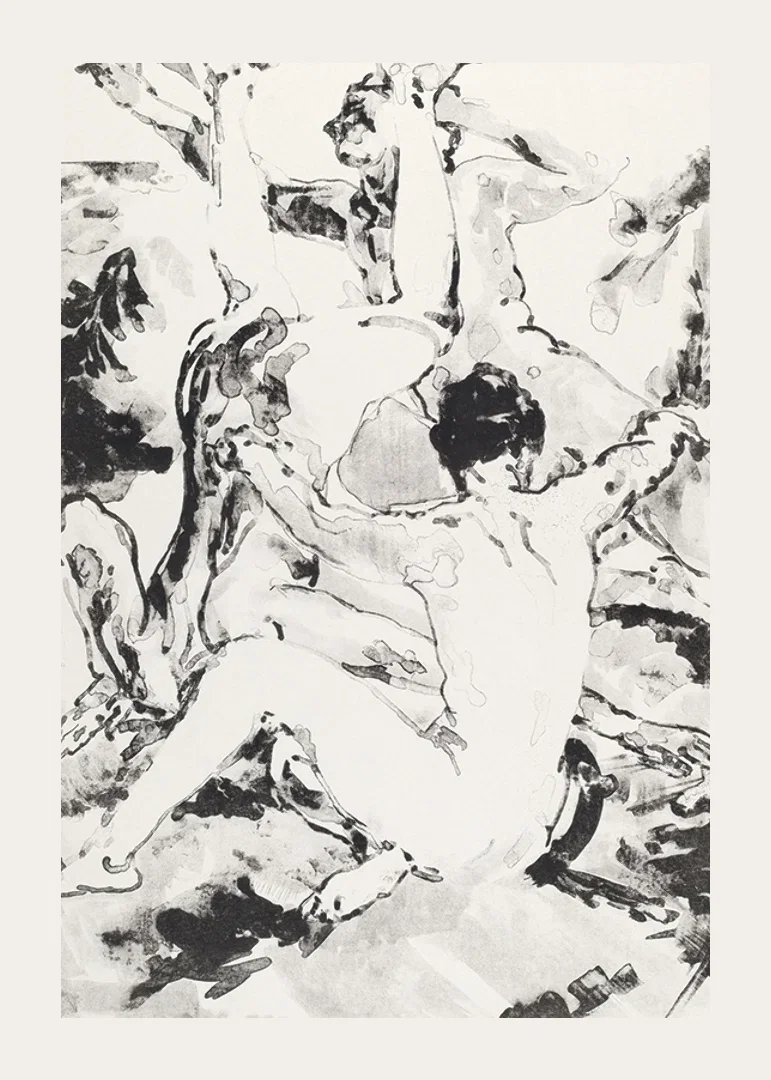 Three Acrobats By Arthur Bowen Davies-12