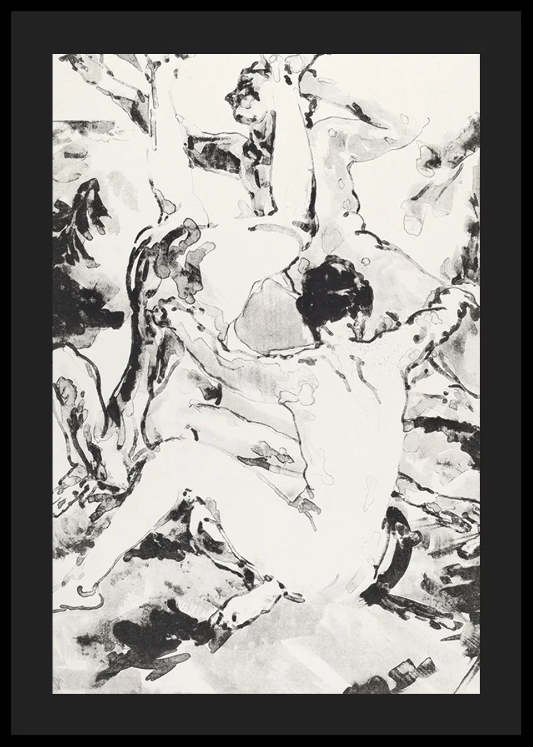 Three Acrobats By Arthur Bowen Davies-12