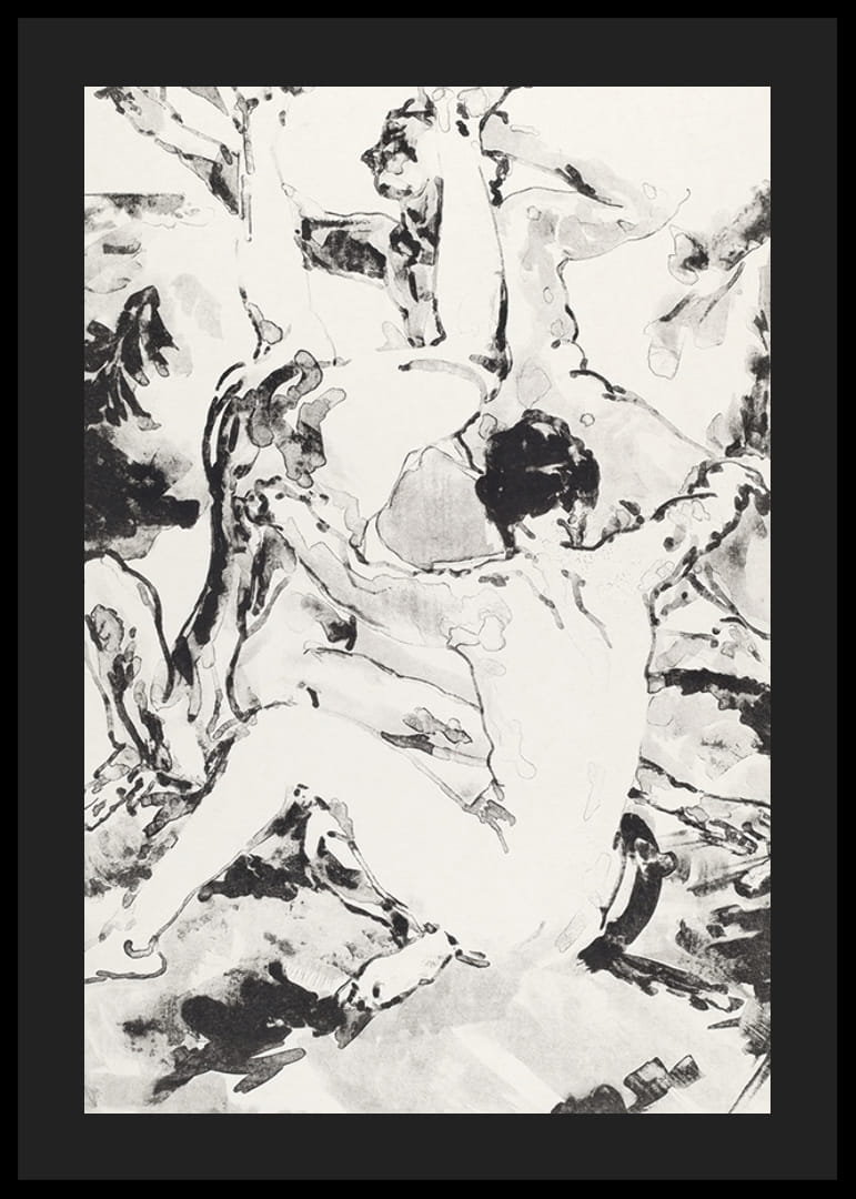 Tre akrobater av Arthur Bowen Davies-12