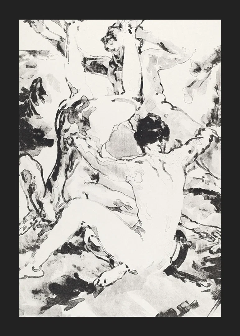 Three Acrobats By Arthur Bowen Davies-12