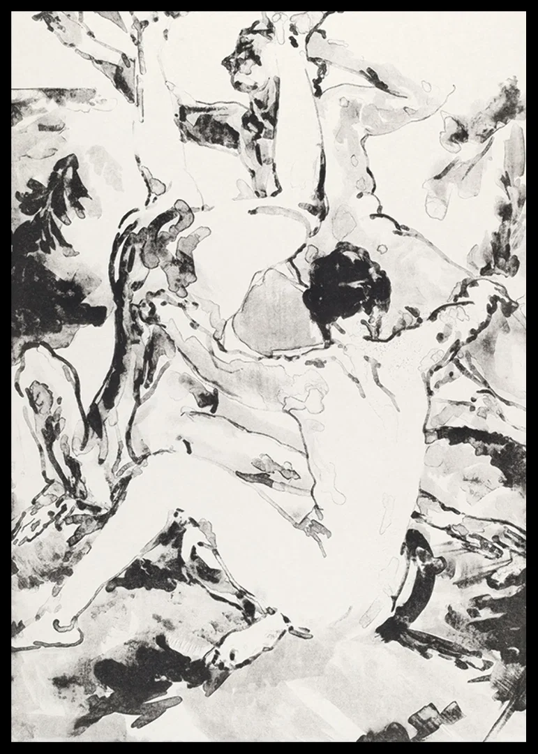 Three Acrobats By Arthur Bowen Davies-12